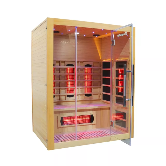 Sauna na podczerwień inSPORTline Trevirke 300 ∙ 11 promienników (4 full-spectrum + 7 karbonowych) ∙ 65 °C maks. ∙ jonizator powietrza