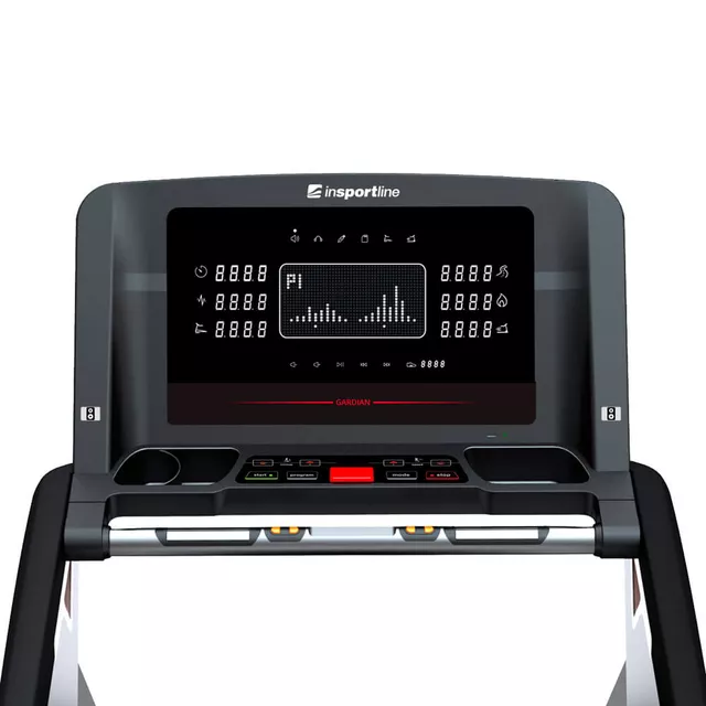 Profesjonalna bieżnia inSPORTline Gardian G6 ∙ nośność 140 kg ∙ składana ∙ system Silent Block ∙ 27 programów ∙ HRC ∙ stabilna konstrukcja