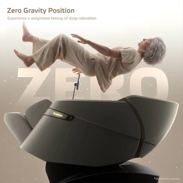 Fotel masujący 4D inSPORTline Salvenza ∙ do masażu ∙ 18 programów ∙ Zero Gravity ∙ 34 poduszki powietrzne ∙ nośność 120 kg - Beżowy