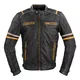 Męska skórzana kurtka motocyklowa W-TEC Traction - Czarny - Czarny