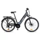 Miejski rower elektryczny inSPORTline ISL Eclion 648 Wh 28" - model 2026 ∙ bateria 648 Wh ∙ zasięg do 120 km ∙ amortyzowany widelec ∙ nośność 120 kg - Żółty promień słońca - Titanium Grey (szary)