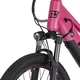 Młodzieżowy rower elektryczny inSPORTline ISL Savager 24" ∙ bateria 360 Wh ∙ zasięg do 70 km ∙ silnik bafang ∙ hamulce hydrauliczne - Różowy rumieniec