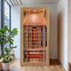 Sauna na podczerwień inSPORTline Trevirke 100 ∙ 7 promienników full-spectrum ∙ chromoterapia 7 kolorów ∙ Bluetooth