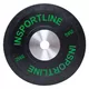 Obciążenie gumowe inSPORTline Bumper Plate 25 kg ∙ żeliwo chromowane ∙ otwór olimpijski 50 mm ∙ odporne na uderzenia ∙ gumowane