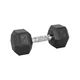 Hantle sześciokątne inSPORTline Hexsteel 2-40 kg ∙ antypoślizgowe uchwyty ∙ gumowana powłoka