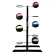 Stojak na piłki inSPORTline Ballrack H150 ∙ 9 regulowanych obręczy ∙ wys. 143 cm ∙ waga 15 kg ∙ solidna konstrukcja stalowa