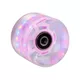 Świecące kółko do penny boardu 60*45 mm z łożyskami ABEC 7 - Różowy - Różowy