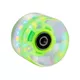 Świecące kółko do penny boardu 60*45 mm z łożyskami ABEC 7 - Różowy - Zielony
