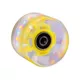 Świecące kółko do penny boardu 60*45 mm z łożyskami ABEC 7 - Różowy - Żółty