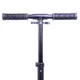 Hulajnoga składana WORKER Span ∙ kauczukowe koła 230/180 mm ∙ nośność 100 kg ∙ regulowana kierownica 75-95 cm ∙ składana konstrukcja - Niebieski