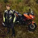 Kask motocyklowy 2w1 W-TEC NK-850 otwierany ∙ blenda przeciwsłoneczna - Biały błyszczący