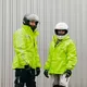 Motocyklowa kurtka przeciwdeszczowa W-TEC Rainy - Fluo żółty