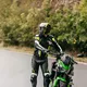 Męska skórzana kurtka motocyklowa W-TEC Velocity - Czarny-fluo