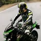 Kask motocyklowy szczękowy W-TEC Vexamo z blendą - Czarno-zielony