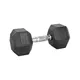 Hantle sześciokątne inSPORTline Hexsteel 2-40 kg ∙ antypoślizgowe uchwyty ∙ gumowana powłoka