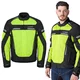Męska kurtka motocyklowa letnia W-TEC Saigair - Fluo Yellow-Black - Fluo Yellow-Black