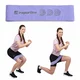 Taśma oporowa / opaska ∙ inSPORTline Hiplop L ∙ 22 kg oporu ∙ 8 cm szeroka ∙ antypoślizgowa - Fioletowy