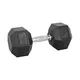 Hantle sześciokątne inSPORTline Hexsteel 2-40 kg ∙ antypoślizgowe uchwyty ∙ gumowana powłoka