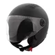 Kask motocyklowy otwarty W-TEC Baraldo - Matowy szary - Czarny matowy