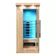 Sauna na podczerwień inSPORTline Mettsa 100 ∙ 4 promienniki ceramiczne ∙ chromoterapia 7 kolorów ∙ Bluetooth ∙ jonizator