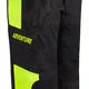 Regulowane dziecięce spodnie motocyklowe W-TEC Pinapoco ∙ ochraniacze kolan EN 1621-1 ∙ wentylacja mesh∙ odblaski ∙ zamek do kurtki - Czarny-fluo