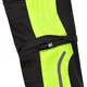 Regulowane dziecięce spodnie motocyklowe W-TEC Pinapoco ∙ ochraniacze kolan EN 1621-1 ∙ wentylacja mesh∙ odblaski ∙ zamek do kurtki - Czarny-fluo