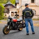 Kurtka motocyklowa W-TEC Timuco ∙ protektory CE level 2 ∙ wodoodporna membrana ∙ wentylacja ∙ odblaski ∙ podszewka mesh - Czarny-fluo