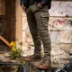 Spodnie motocyklowe W-TEC Nuksan ∙ wzmocnienie aramidowe ∙ klasa AA ∙ wyjmowane ochraniacze CE ∙ kieszenie cargo - Czarny