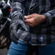 Rękawice motocyklowe W-TEC Gabello ∙ skórzane ∙ piankowe panele ochronne ∙ wentylacja ∙ zapięcie na rzep - Czarny