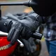 Rękawice motocyklowe W-TEC Gabello ∙ skórzane ∙ piankowe panele ochronne ∙ wentylacja ∙ zapięcie na rzep - Czarny