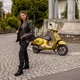 Damskie skórzane buty motocyklowe W-TEC Leocia Black - Czarny