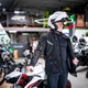 Męska kurtka motocyklowa W-TEC Nykolas ∙ 100% wodoodporna ∙ wyjmowana podpinka termiczna - Czarny