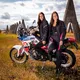 Damskie spodnie motocyklowe W-TEC Durmanes Lady - Czarno-różowy