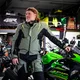 Kurtka motocyklowa W-TEC Karmal ∙ z membraną wodoodporną ∙ wypinana wkładka termiczna ∙ regulacja dopasowania ∙ wentylacja ∙ elementy odblaskowe - czarno-oliwkowy