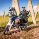 Turystyczna kurtka motocyklowa W-TEC Smackton - czarno-szaro-pomarańczowy