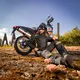 Męskie letnie spodnie motocyklowe W-TEC Toranio - Czarno-żółty