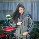 Damska turystyczna kurtka motocyklowa W-TEC Smackton Lady - Czarno-zielony
