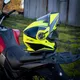 Kask motocyklowy pełny W-TEC Banelmeda - szaro-czarno-fluo żółty