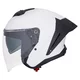 Kask motocyklowy W-TEC Voltik ∙ blenda przeciwsłoneczna ∙ podnoszony wizjer ∙ kompatybilny z interkomem ∙ ECE 22.06 - Biały błyszczący