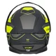 Kask motocyklowy szczękowy 3w1 W-TEC Neovu Graphic ∙ blenda przeciwsłoneczna ∙ demontowalny daszek - Czarny-fluo