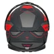 Kask motocyklowy szczękowy 3w1 W-TEC Neovu Graphic ∙ blenda przeciwsłoneczna ∙ demontowalny daszek - Czarny-fluo