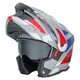 Kask motocyklowy szczękowy 3w1 W-TEC Neovu Graphic ∙ blenda przeciwsłoneczna ∙ demontowalny daszek - Czarny-fluo