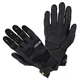 Rękawice motocyklowe W-TEC Kosor ∙ skórzane z protektorami tpu ∙ przewiewna mesh ∙ wzmocniona dłoń ∙ zapięcie na rzep - Czarny - Czarny