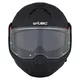 Kask motocyklowy szczękowy W-TEC Sabron P/J ∙ blenda przeciwsłoneczna ∙ system wentylacji ∙ wyjmowana wyściółka - Biała perła