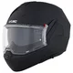 Kask motocyklowy szczękowy W-TEC Sabron P/J ∙ blenda przeciwsłoneczna ∙ system wentylacji ∙ wyjmowana wyściółka - Biała perła