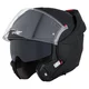 Kask motocyklowy szczękowy W-TEC Sabron P/J ∙ blenda przeciwsłoneczna ∙ system wentylacji ∙ wyjmowana wyściółka - Biała perła