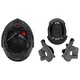 Kask motocyklowy szczękowy W-TEC Sabron P/J ∙ blenda przeciwsłoneczna ∙ system wentylacji ∙ wyjmowana wyściółka - Biała perła