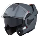 Kask motocyklowy szczękowy W-TEC Sabron P/J ∙ blenda przeciwsłoneczna ∙ system wentylacji ∙ wyjmowana wyściółka - Biała perła