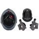 Kask motocyklowy szczękowy W-TEC Sabron P/J ∙ blenda przeciwsłoneczna ∙ system wentylacji ∙ wyjmowana wyściółka - Biała perła