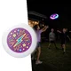 Świecący latający dysk inSPORTline LFD108 ∙ 2 tryby oświetlenia LED ∙ miganie i światło ciągłe ∙ baterie w zestawie - Zielony - Fioletowy